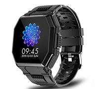 ZWHJL 2021 Luxury Military Sport Smart Watch Orologio Da Uomo A Schermo Intero Touch Pressione Sanguigna Con Frequenza Cardiaca Bluetooth Call Smartwatch(Color:Nero)