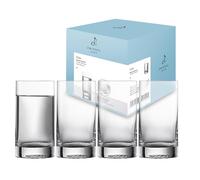 Zwiesel Glas Allround Echo - Set di 4 bicchieri moderni per acqua e succhi, lavabili in lavastoviglie, made in Germany (Art. n. 123376)