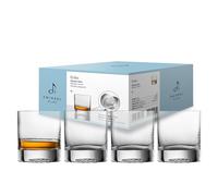 Zwiesel Glas Bicchiere da whisky piccolo Echo (set da 4), moderno bicchiere per whisky, lavabile in lavastoviglie, made in Germany (Art. n. 123379)