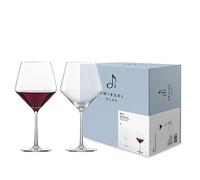 Zwiesel Glas Bicchieri da vino rosso bordeaux Pure (set da 2), graziosi bicchieri bordeaux per vino rosso, lavabili in lavastoviglie, realizzati in Germania (art. n. 122322)
