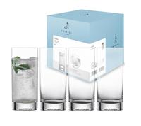 Zwiesel Glas Echo Long Drink Glass (set di 4), eleganti bicchieri da drinking per bevande lunghe, lavabili in lavastoviglie, realizzati in Germania (articolo n. 123378)