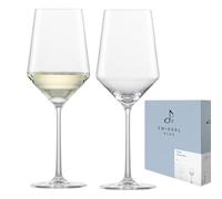 Zwiesel Glas Sauvignon Blanc Pure Bicchieri da vino bianco (set da 2), graziosi bicchieri da vino per vino bianco, lavabili in lavastoviglie, made in Germany (Art. n. 122314)