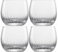 Zwiesel Glas Schott 122325 - Bicchiere da whisky Fortune in vetro di alta qualità, 4 pezzi, altezza: 8,5 cm, diametro: 9,5 cm, capacità: 400 ml