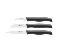 Zwilling Twin Grip Set di Coltelli, Acciaio Inossidabile, Nero, 3 Pezzi