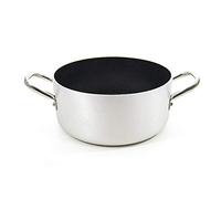 Zwilling Ballarini Italia Srl -Profess Zwilling BLL673B28 Casseruola Media 2 Manici Professionale 6718 Antiaderente Induzione, 28 cm, Alluminio