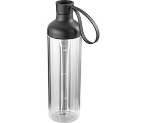 ZWILLING Borraccia 2 in 1 e contenitore per miscelazione con chiusura. Capacità: 600 ml, trasparente/nero