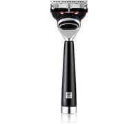 ZWILLING Rasoio (manico in resina pregiata, rasatura a umido, lame Gilette Fusion, design ergonomico, lama inclusa), nero