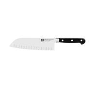 ZWILLING Coltello Santoku Alveolato Professional S Nero
