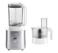 ZWILLING ENFINIGY Frullatore elettrico pro e accessori, 2-pz. / 1,2/1,8 l, argento / bianco-acciaio, Plastica