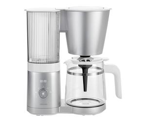ZWILLING Enfinigy Macchina da caffè a filtro, 1,5 l, bianco-acciaio