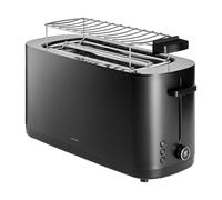 ZWILLING Enfinigy, tostapane con 3 programmi automatici, 7 gradi di doratura e funzione di spegnimento, per 4 fette corte o 2 lunghe, con inserto per panini, nero