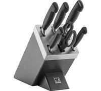ZWILLING Four Star ceppo coltelli autoaffilante 7 pezzi, acciaio speciale inox, grigio, Made in Germany