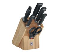 ZWILLING **** Four Star Set di coltelli con ceppo, 7-pz., naturale