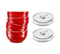 ZWILLING Fresh & Save BOWLS Set ciotole con coperchio/ 6-pz, 12 cm/ciliegia