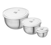 ZWILLING Fresh & Save BOWLS - Set di 3 ciotole in acciaio inox