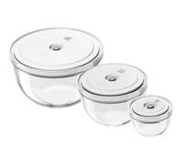 ZWILLING Fresh & Save BOWLS - Set di 3 ciotole sottovuoto in vetro