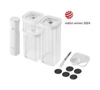 ZWILLING Fresh & Save CUBE CUBE Starter set per sottovuoto, S / 6-pz., transparente-bianco