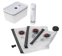 Zwilling Quick set pompa per sottovuoto, contenitore dimensione L e sacchetti per sottovuoto in plastica Fresh & Save LaMer