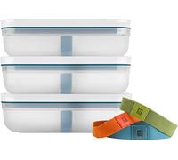 ZWILLING Fresh & Save - Set di contenitori per il pranzo, misura L, 3 pezzi, in plastica, La Mer