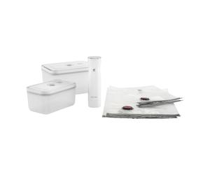 ZWILLING Fresh & Save Starter set sottovuoto, plastica / M/L, 7-pz., bianco
