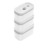 ZWILLING Fresh & Save Vacuum Lunch Box Set, 3-pcs. / S, Semitransparent-Grey, Plastic
