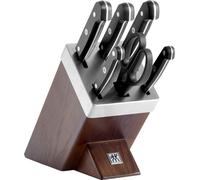 ZWILLING Gourmet ceppo coltelli da cucina autoaffilante 7 pezzi, acciaio Marron
