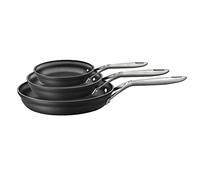 ZWILLING J.A. Henckels ZWILLING Motion - Set di padelle antiaderenti in alluminio, 3 pezzi, colore: Nero
