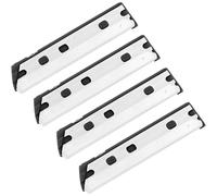 ZWILLING Lame di ricambio per rasoio per peli del viso (in acciaio inox, extra affilate e precise, confezione di ricarica), premium, 4 pezzi, Oro