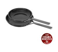 ZWILLING Milano Set di padelle, 2-pz., alluminio, Ceramic Titanium
