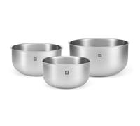 ZWILLING Prep - Set di 3 ciotole in acciaio inox spazzolato