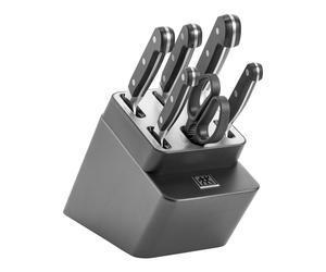 ZWILLING Pro Set di coltelli con ceppo, 7-pz., Antracite