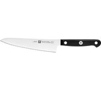 Zwilling : serie Gourmet coltello Compact - utility lama seghettata cm.14