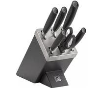 ZWILLING All * Star Set di coltelli con ceppo sistema autoaffilante - 7-pz., Antracite