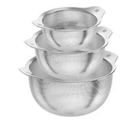 ZWILLING Set di scolapasta, 3-pz. / 16/20/24 cm, argento, Acciaio Inox