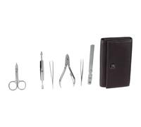 ZWILLING SET MANICURE PEDICURE 7 PEZZI CON TAGLIAUNGHIE PELLE MOD. 97646-008-0 E