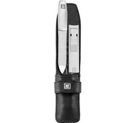 ZWILLING Set manicure per unghie 2 pezzi, cura pedicure mani e piedi con tagliaunghie in acciaio inox, pelle di vacchetta Premium, nero