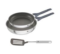 ZWILLING Simplify Set di padelle da 28 cm e 24 cm e spatola in silicone, 3-pz.