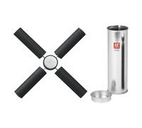 Zwilling Specials Sottopentola Pieghevole, Acciaio Inossidabile, Argento, 22 cm