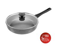 ZWILLING Terreno Plus Tegame con coperchio in vetro, 28 cm, alluminio, Rivestimento antiaderente con base dura al Titanio senza Pfas