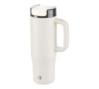 ZWILLING Thermo Plus Bicchiere termico con cannuccia, 900 ml | acciaio inox | crema