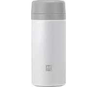 Zwilling THERMO Thermos, Filtro integrato, Bottiglia isotermica per tè e infusi, Isolamento a doppia parete, 420 ml, Altezza: 17,2 cm, Bianco