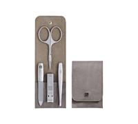 Zwilling Custodia In Pelle Twinox Neat Taupe 4 Pezzi One Size Brown / Silver