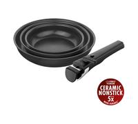 ZWILLING Unlock Set di padelle, 4-pz., alluminio, Ceramic Titanium