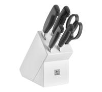 ZWILLING VIER STERNE Set di coltelli con ceppo, 6-pz., bianco
