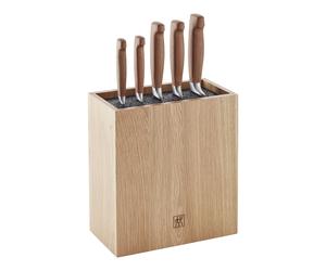 ZWILLING VIER STERNE Set di coltelli con ceppo, 6-pz., marrone