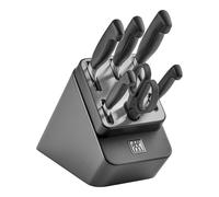 ZWILLING VIER STERNE Set di coltelli con ceppo, 7-pz., Antracite