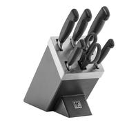 ZWILLING VIER STERNE Set di coltelli con ceppo, 7-pz., Antracite