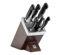 ZWILLING VIER STERNE Set di coltelli con ceppo, 7-pz., marrone