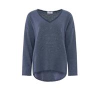 Zwillingsherz Felpa 'Positive Mind' marino Donna Zwillingsherz L-XL