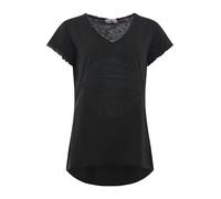 Zwillingsherz Maglietta 'Positive Mind' nero Donna Zwillingsherz S-M